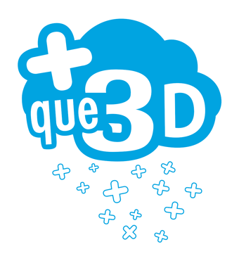 Logotipo de Más que 3D