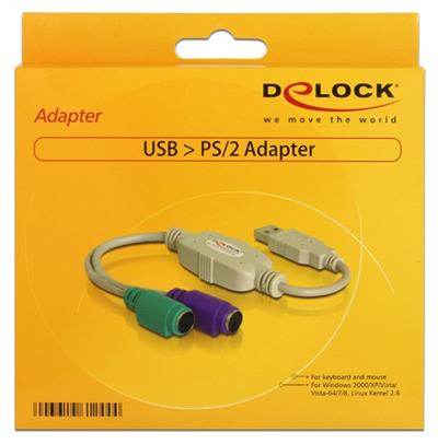 ADAPTADOR DELOCK USB A PS/2