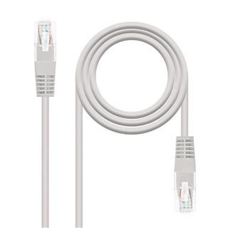 CABLE RED LATIGUILLO RJ45 CAT.6 UTP AWG24,20M GRIS NANOCABLE