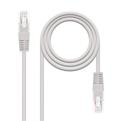 CABLE RED LATIGUILLO RJ45 CAT.6 UTP AWG24,2M GRIS NANOCABLE