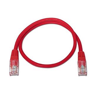 CABLE RED LATIGUILLO RJ45 CAT.6 UTP AWG24,1M ROJO NANOCABLE