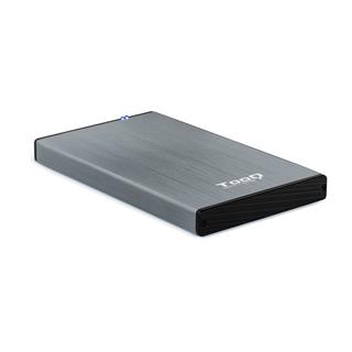 CAJA EXTERNA 2.5″ SATA TOOQ GRIS USB 3.0 / 3.1