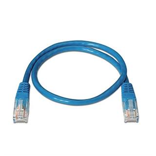 CABLE RED LATIGUILLO RJ45 CAT.6 UTP AWG24,2M AZUL NANOCABLE