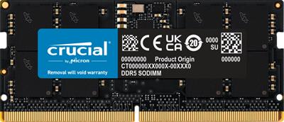 MODULO SODIMM DDR5 16GB 4800MHZ CRUCIAL CL40