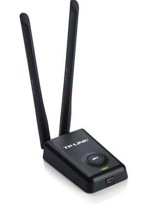 ADAPTADOR TP-LINK USB WIFI 300Mbps HIGH POWER 2 ANTENAS 5dBi DESMONTABLES